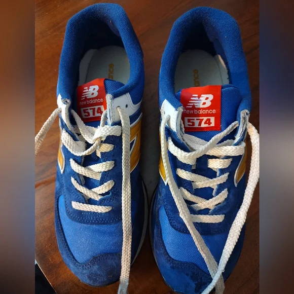 blue and gold new balance cleats